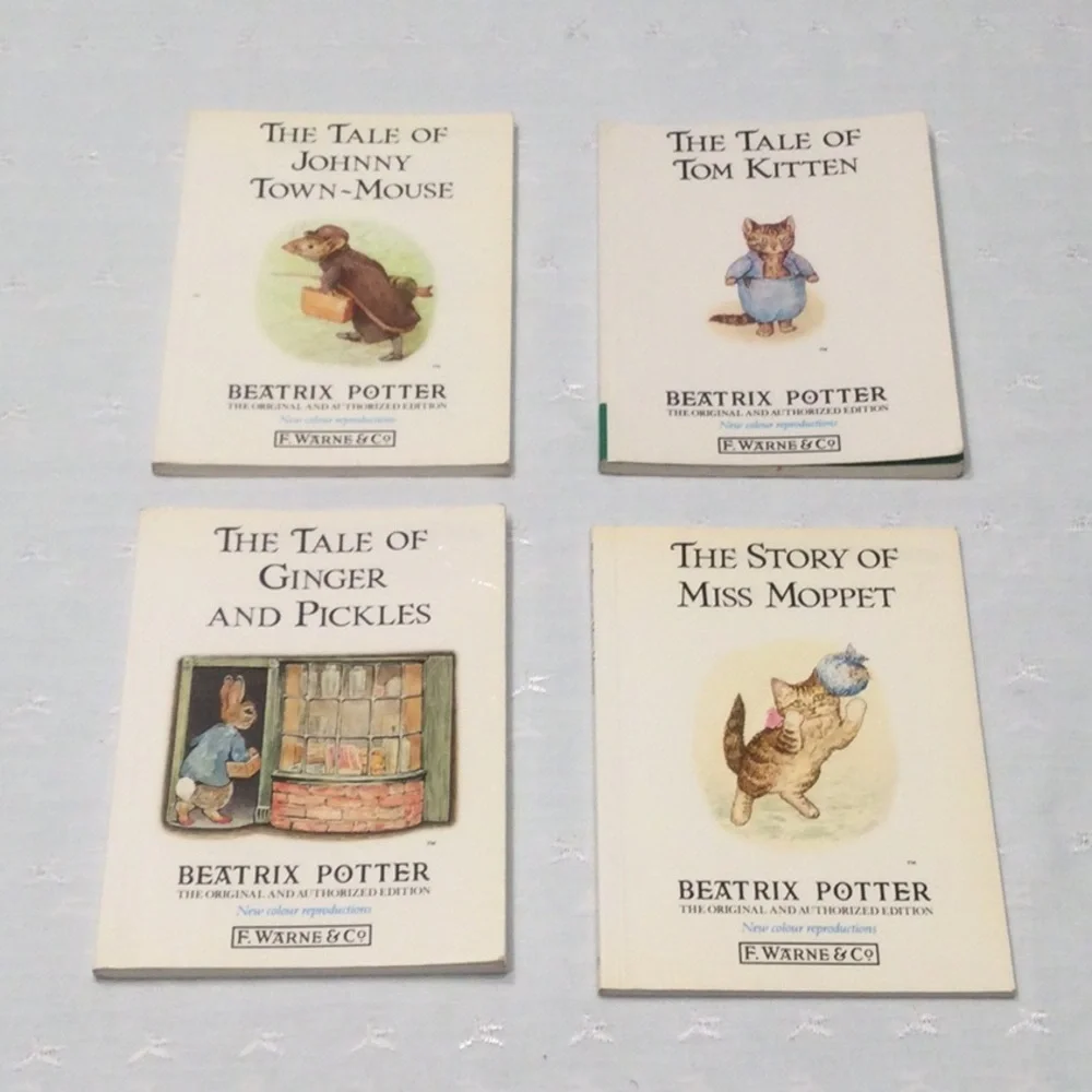Beatrix Potter Bundle of Four Books New Color Reproductions​